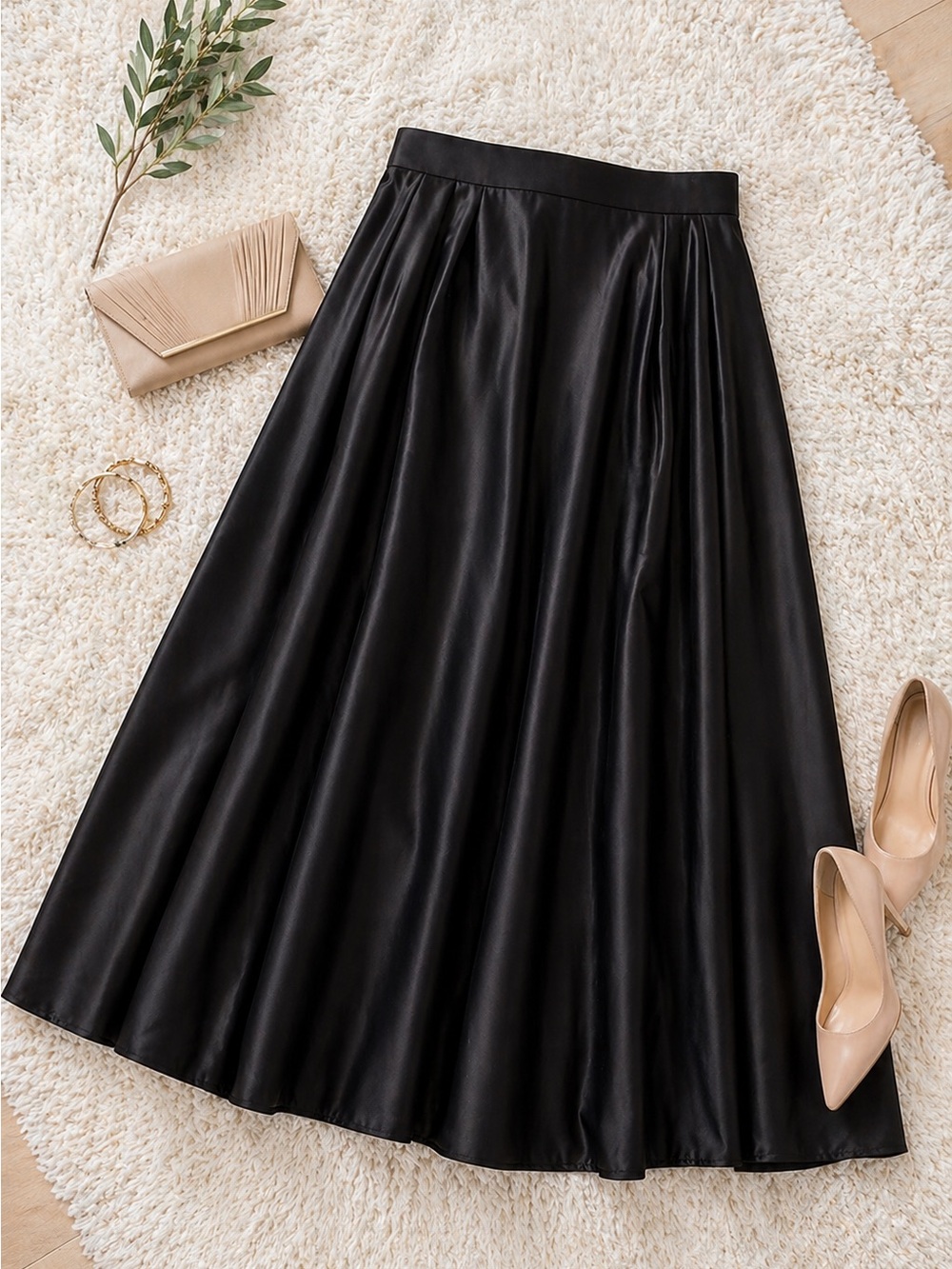 ALEX EVENINGS Satin Ball Gown Skirt Size 1X NWT Event Ready